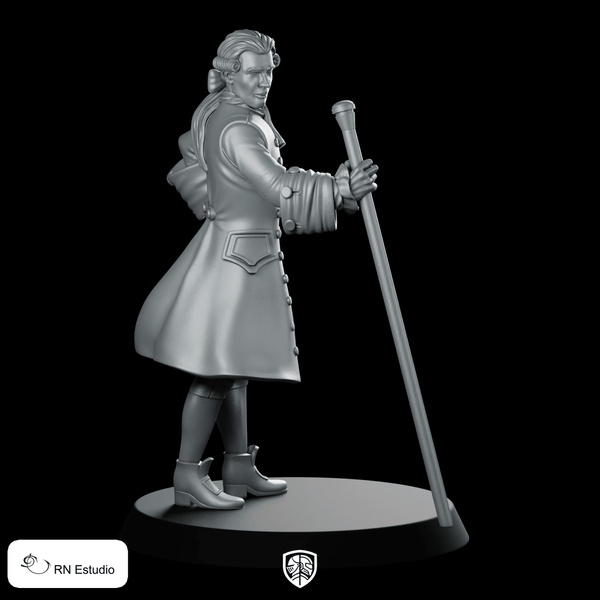 Casanova Miniature Charming Noble Rogue Courtier Intrigue - RN Estudio - We Print Miniatures