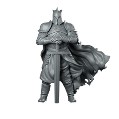 Cassiras Guardian Miniature Armoured Knight Sword Miniature 360 Spin 01