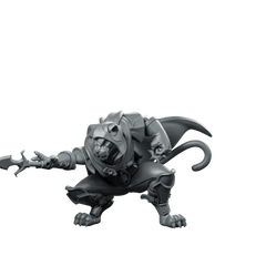 Catfolk Rogue B Miniature Stealthy Dagger Assassin Miniature 360 Spin 01