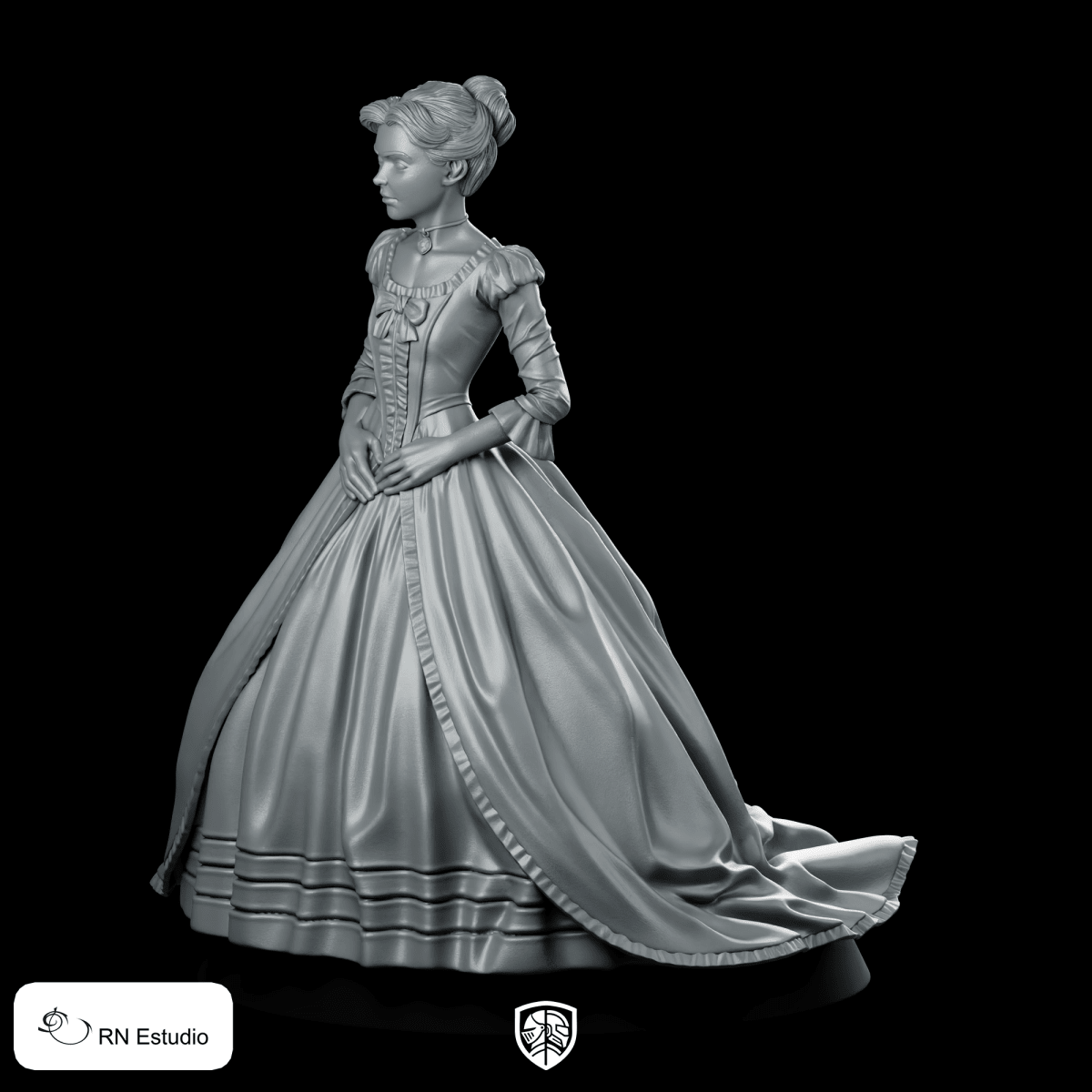 Catherine Miniature Elegant Noble Lady Character - RN Estudio - We Print Miniatures