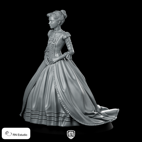 Catherine Miniature Elegant Noble Lady Character
