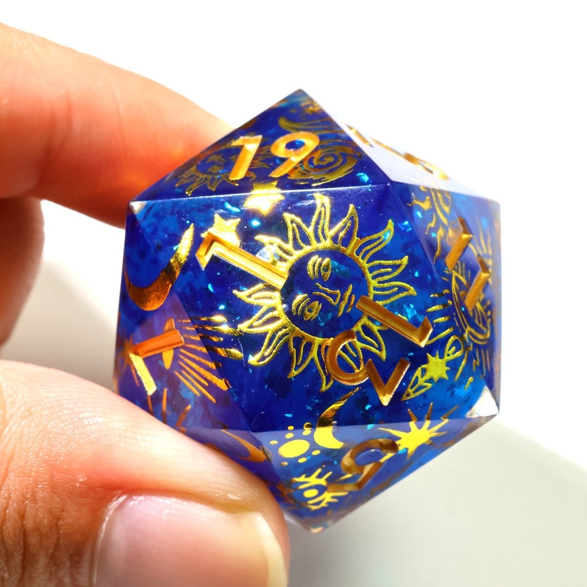 Celestial Body | 33mm D20 | Oversized Art Core Dice - Tabletop Dominion - We Print Miniatures