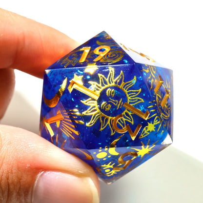 Celestial Body | 33mm D20 | Oversized Art Core Dice - Tabletop Dominion - We Print Miniatures