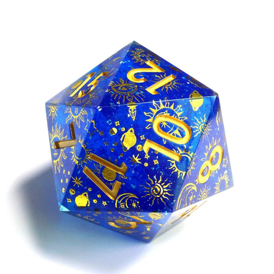 Celestial Body | 50mm D20 | Oversized Art Core Dice - Tabletop Dominion - We Print Miniatures