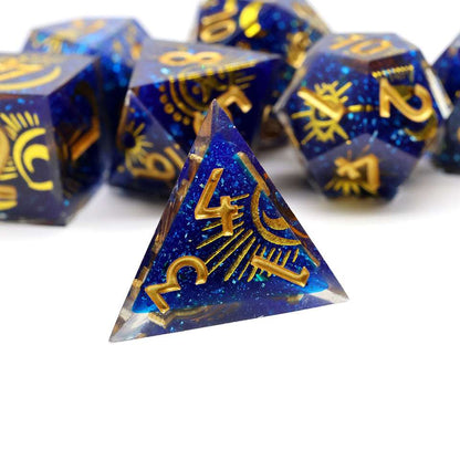 Celestial Body | Art Core Dice| 7 Piece Set - Tabletop Dominion - We Print Miniatures