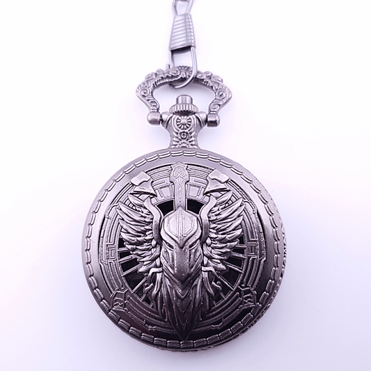 Celestial Champion | Pocket Watch Case | Ancient Silver - Tabletop Dominion - We Print Miniatures