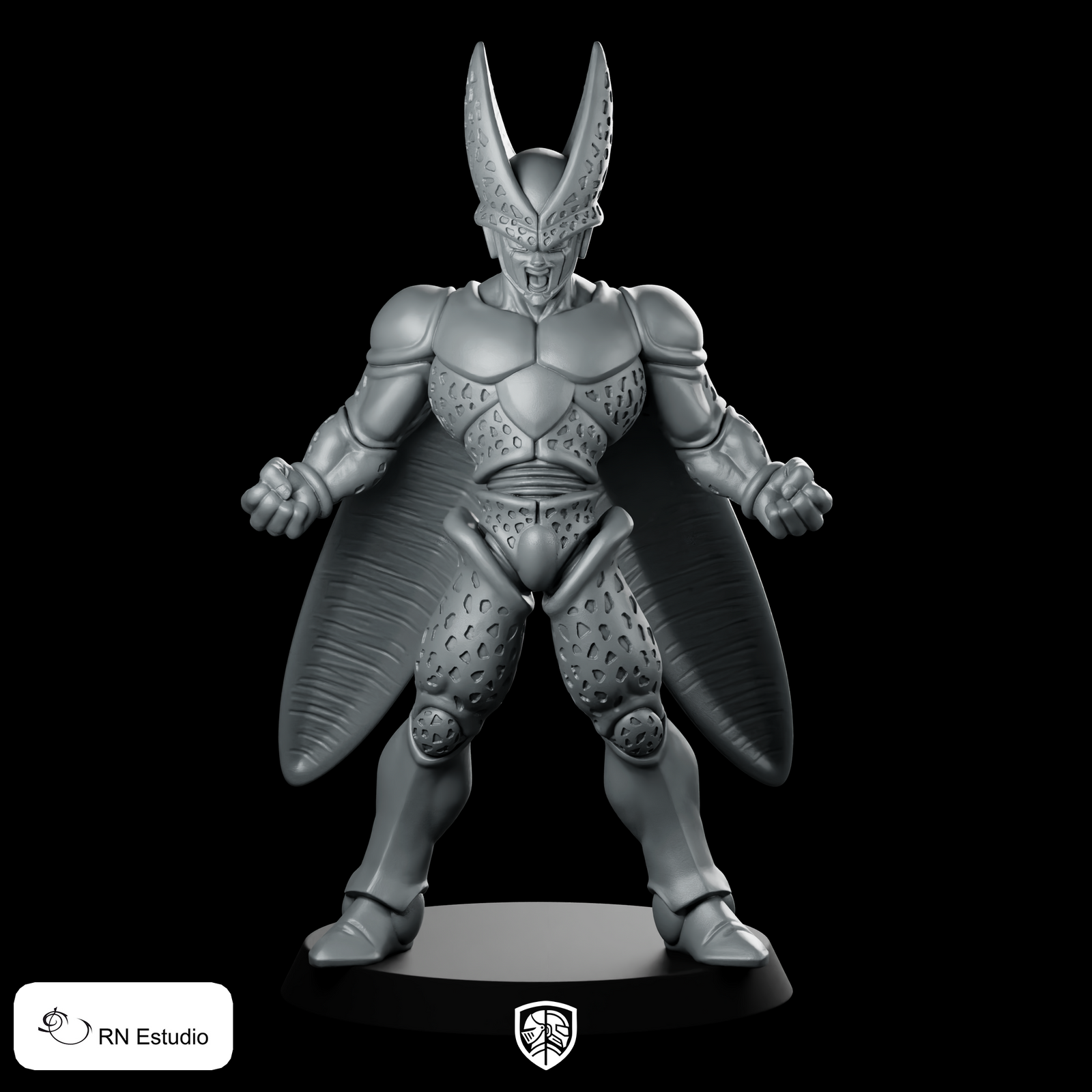 Cell Miniature Insectoid Warrior Winged Helmet Cape