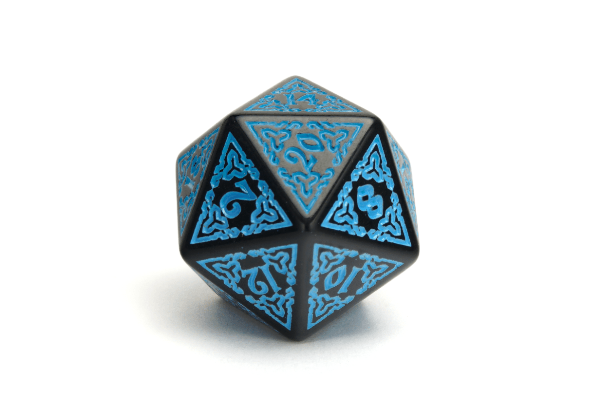 Celtic Carving | Blue - DiceRoll UK - We Print Miniatures