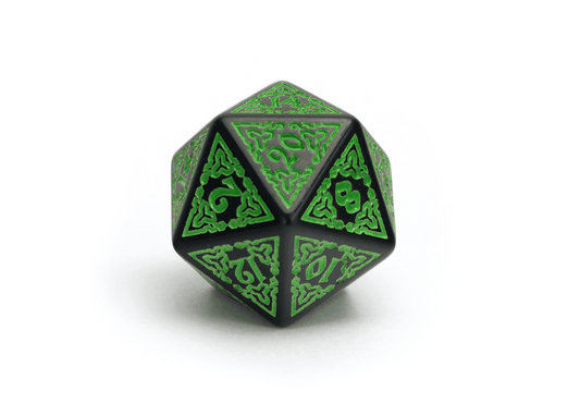 Celtic Carving | Green - DiceRoll UK - We Print Miniatures