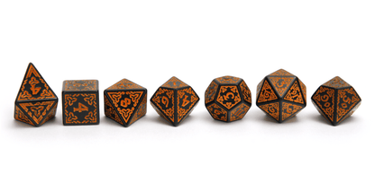 Celtic Carving | Orange - DiceRoll UK - We Print Miniatures