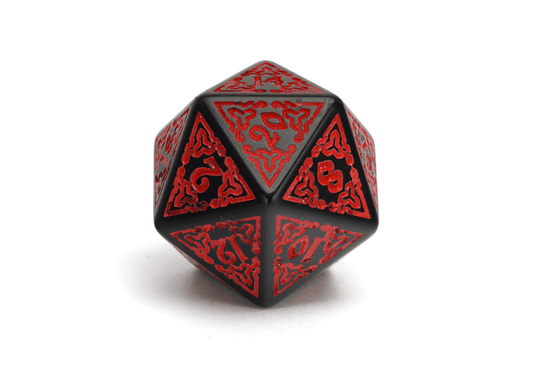 Celtic Carving | Red - DiceRoll UK - We Print Miniatures