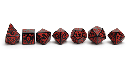 Celtic Carving | Red - DiceRoll UK - We Print Miniatures