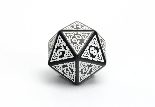 Celtic Carving | White - DiceRoll UK - We Print Miniatures