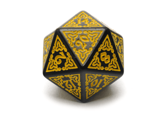 Celtic Carving | Yellow - DiceRoll UK - We Print Miniatures
