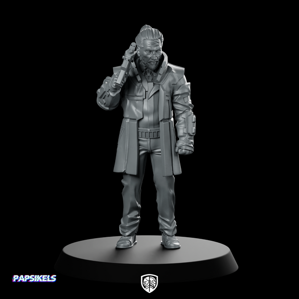 Ceo Personal Bodyguard Miniature Sci-Fi Corporate Operative