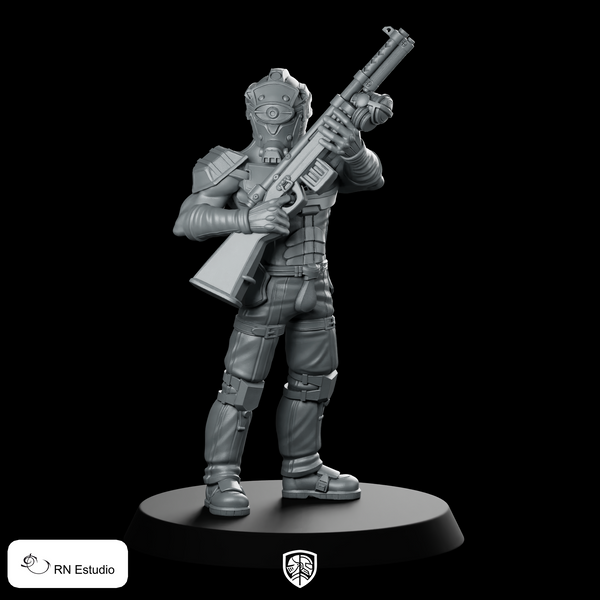 Cerberus Soldier Miniature Cyborg Rifleman