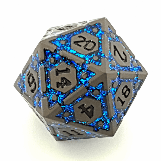 Cerulean Sigil | Solid Metal Dice | 7 Piece Set - Tabletop Dominion - We Print Miniatures