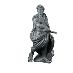 Cesar Miniature Roman General Resin Tabletop Warlord Miniature 360 Spin 01