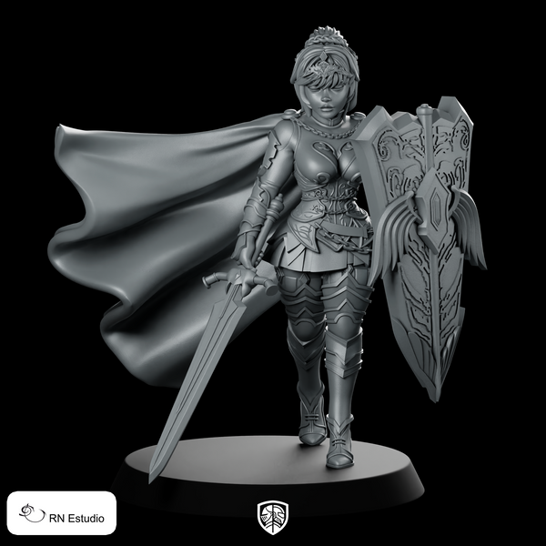 Charlotte Ff Brave Exvius Miniature Paladin Knight