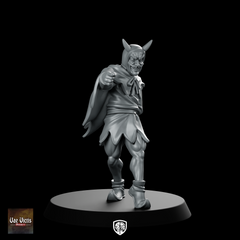 Charming Devil Fantasy Miniature Horned Rogue NPC