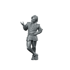 Charming Lad Fantasy Miniature Dapper Rogue NPC Miniature 360 Spin 01