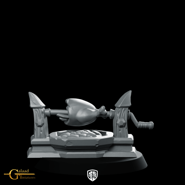 Chicken Rotisserie Miniature Rotisserie Grill - Galaad - We Print Miniatures