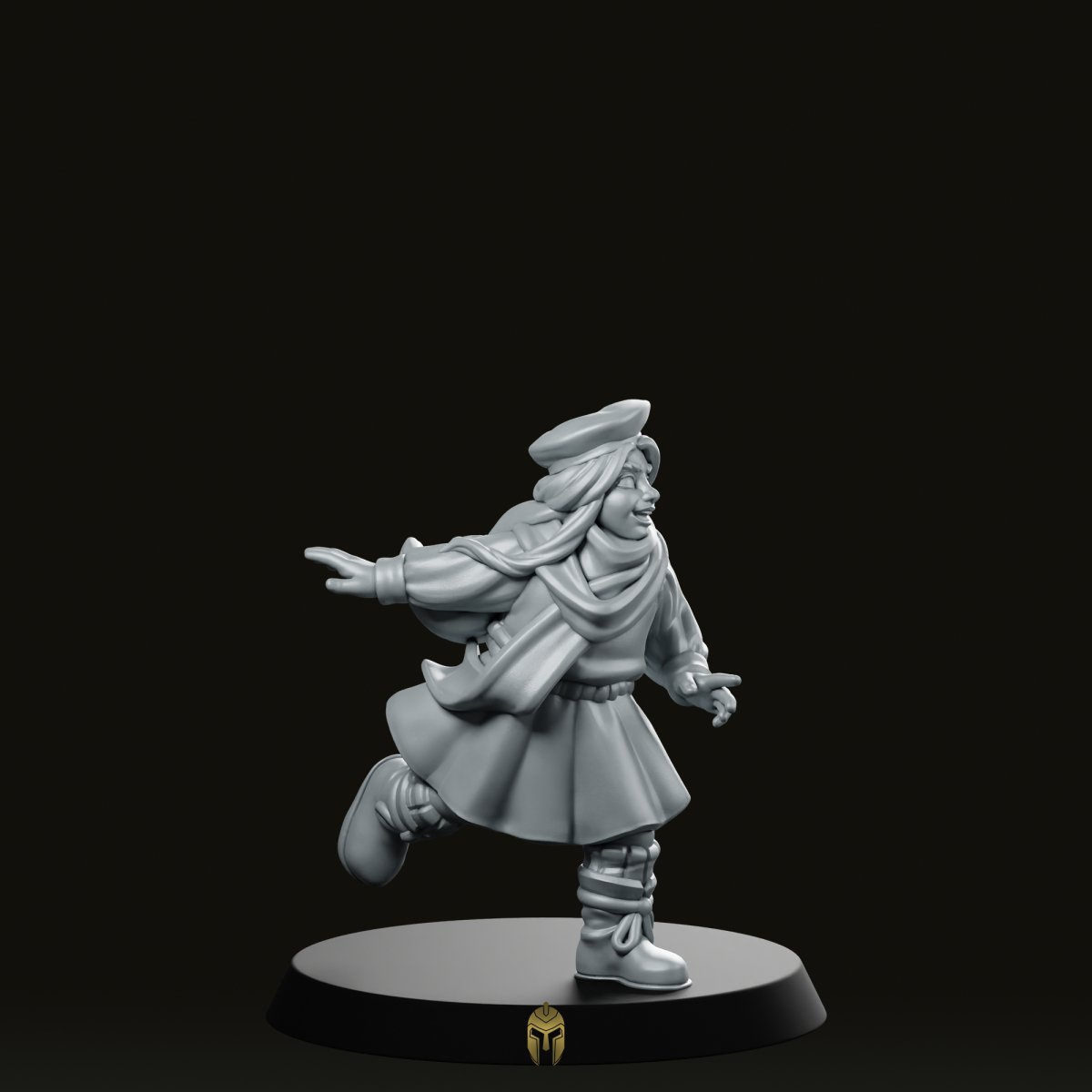 Child Running Fantasy Miniature - We Print Miniatures