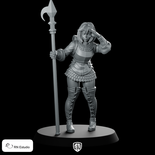 Chloe Miniature Fantasy Scout Hero Staff