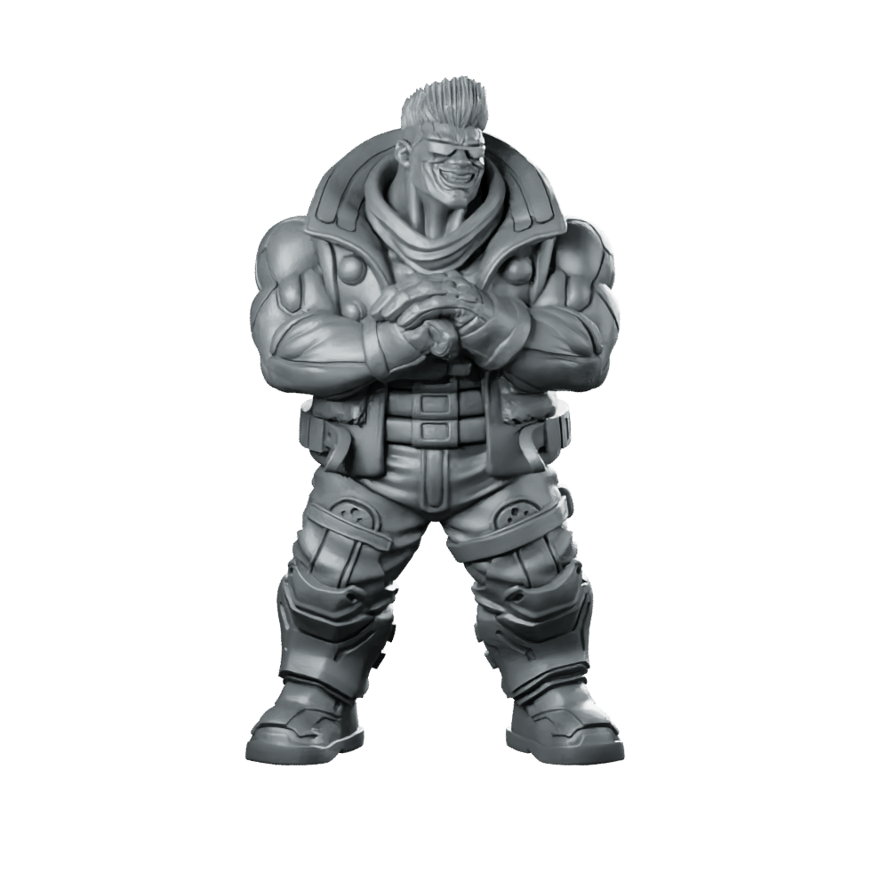 Choogs Muscle For Hire Mercenary - Papsikels Miniatures - We Print Miniatures