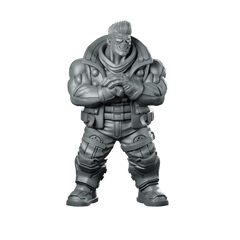 Choogs Muscle For Hire Mercenary - Papsikels Miniatures - We Print Miniatures