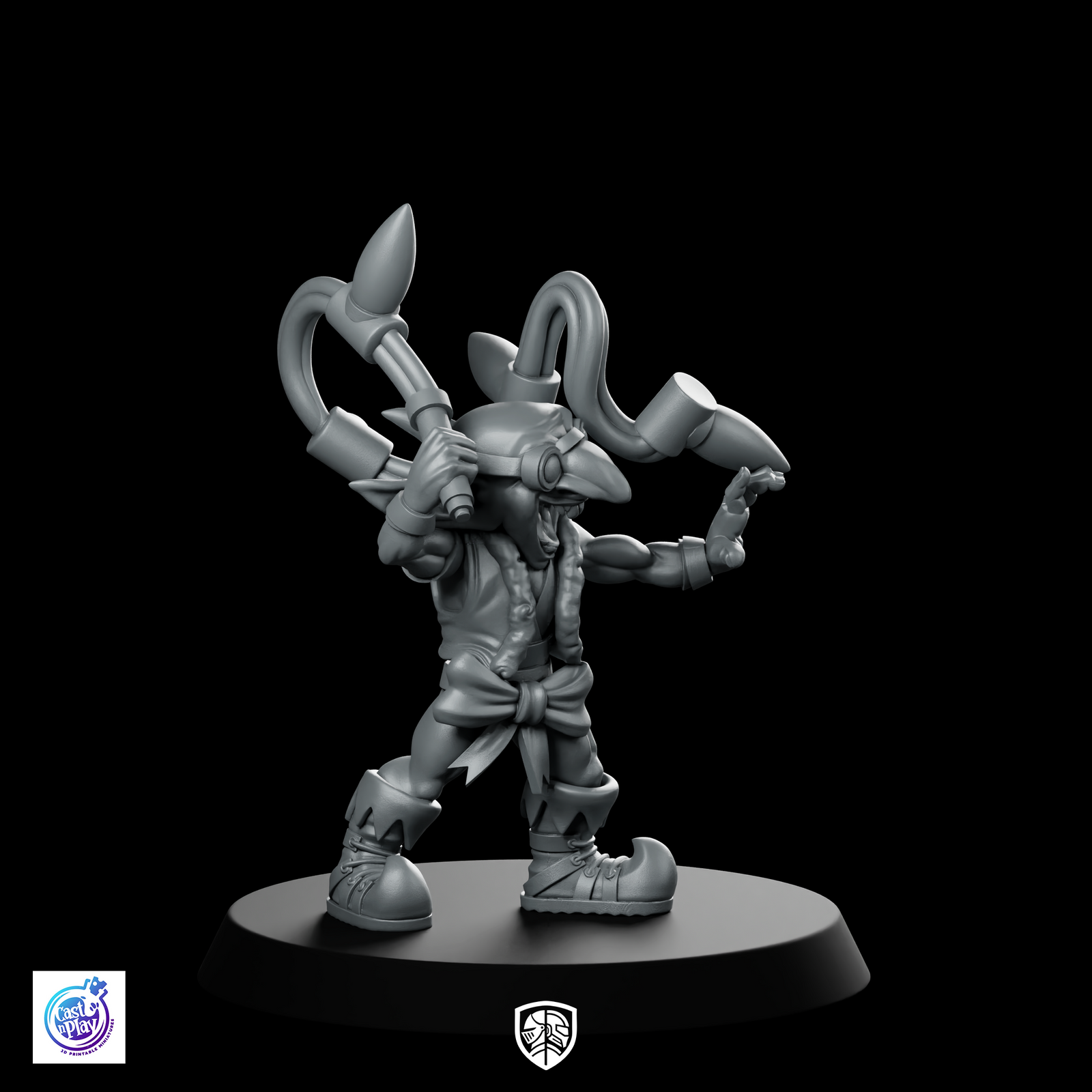 Christmas Goblin Xmas Lights Miniature Festive Decorator