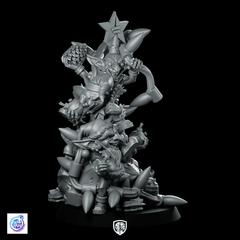 Christmas Goblin Xmas Tree Miniature Festive Chaos Diorama - CastNPlay - We Print Miniatures