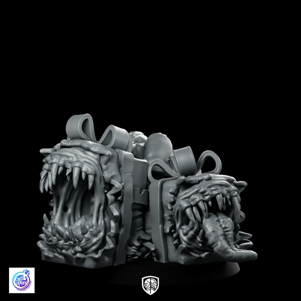 Christmas Mimic Gifts Miniature Festive Dungeon Trap