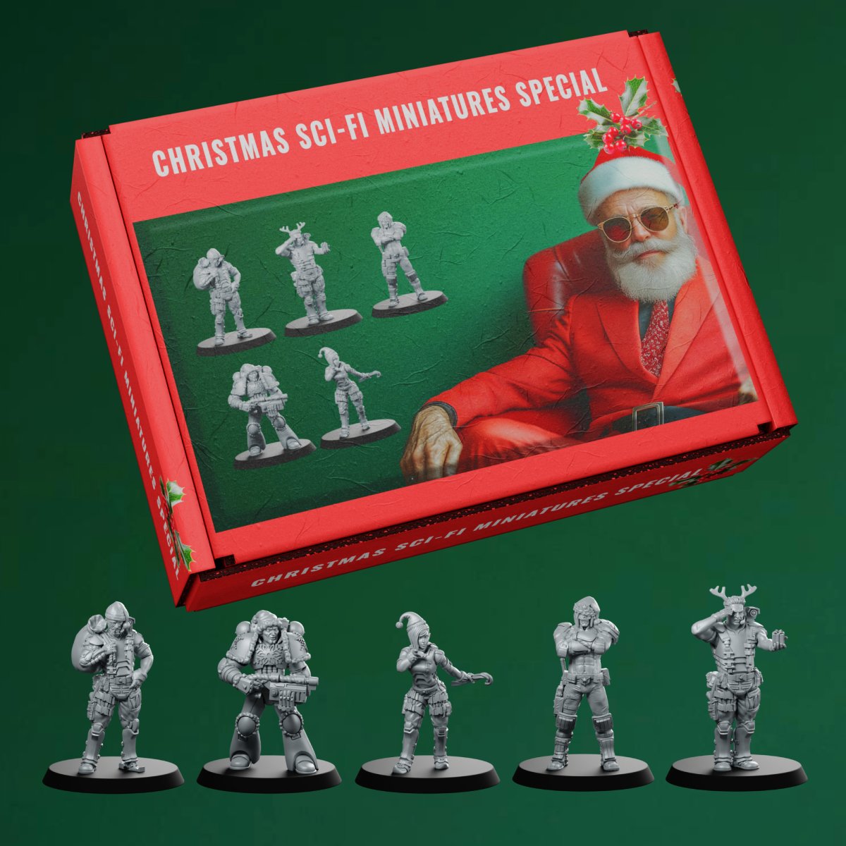 Christmas Sci - fi Miniatures Special - We Print Miniatures - We Print Miniatures