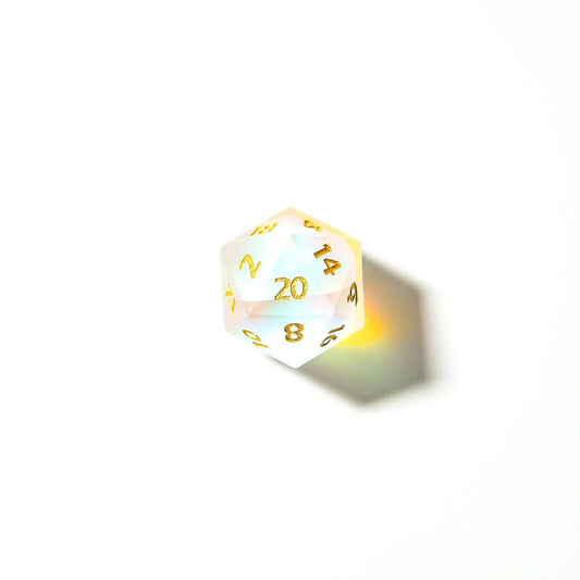 Chromatic Haze | Matte Dichroic Glass | 7 Piece Set - Tabletop Dominion - We Print Miniatures