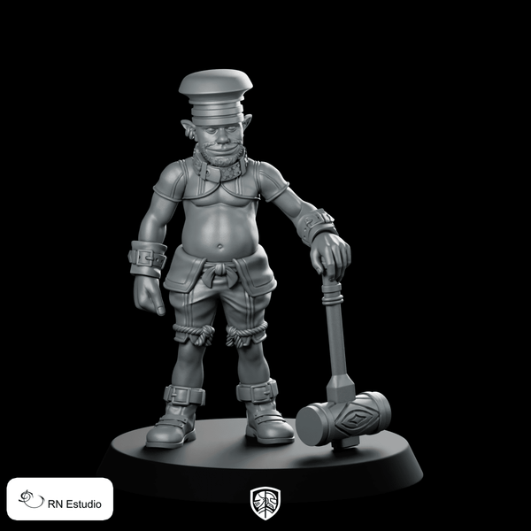 Cinna Miniature Croquet Mallet Hero Resin RPG - RN Estudio - We Print Miniatures