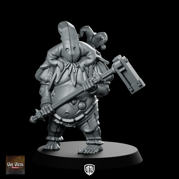 Circus Brute Chaos Miniature Grotesque Horror Jester Hammer