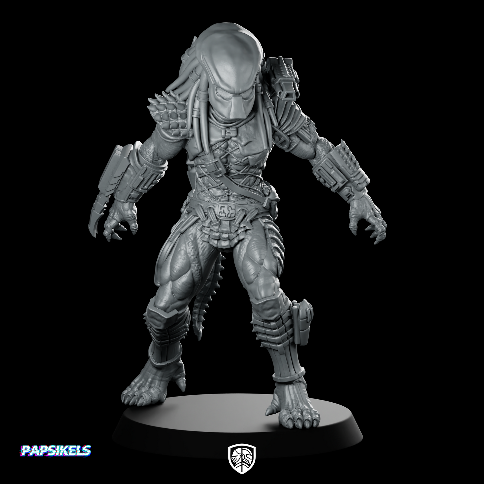 City Skull Hunter 2 Miniature Cyberpunk Alien Stalker