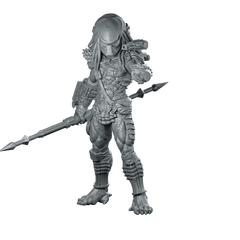 City Skull Hunter 3 Miniature Alien Javelin Warrior - Papsikels Miniatures - We Print Miniatures