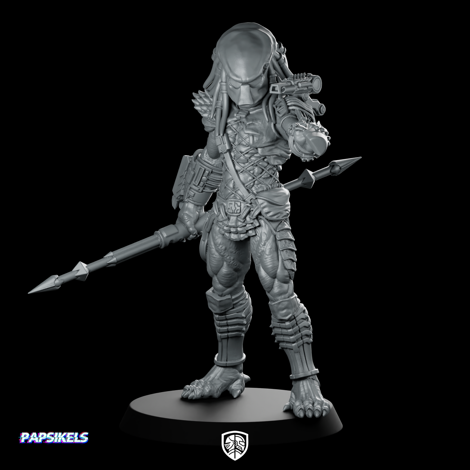 City Skull Hunter 3 Miniature Alien Javelin Warrior