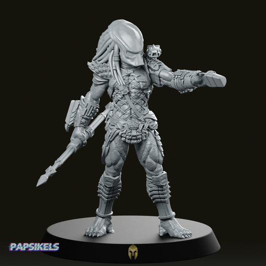 City Skull Hunter 3 Miniature - Papsikels Miniatures - We Print Miniatures