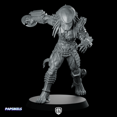 City Skull Hunter 4 Miniature Cyberpunk Bionic - Papsikels Miniatures - We Print Miniatures