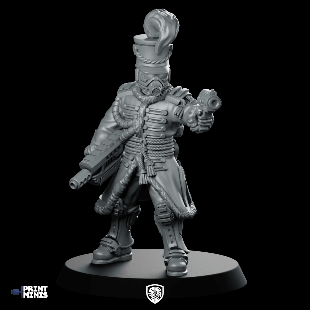 City Watch Noble Guard 1 Miniature Masked - Print Minis - We Print Miniatures