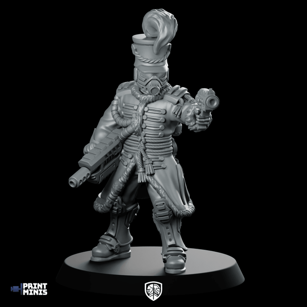 City Watch Noble Guard 1 Miniature Masked - Print Minis - We Print Miniatures