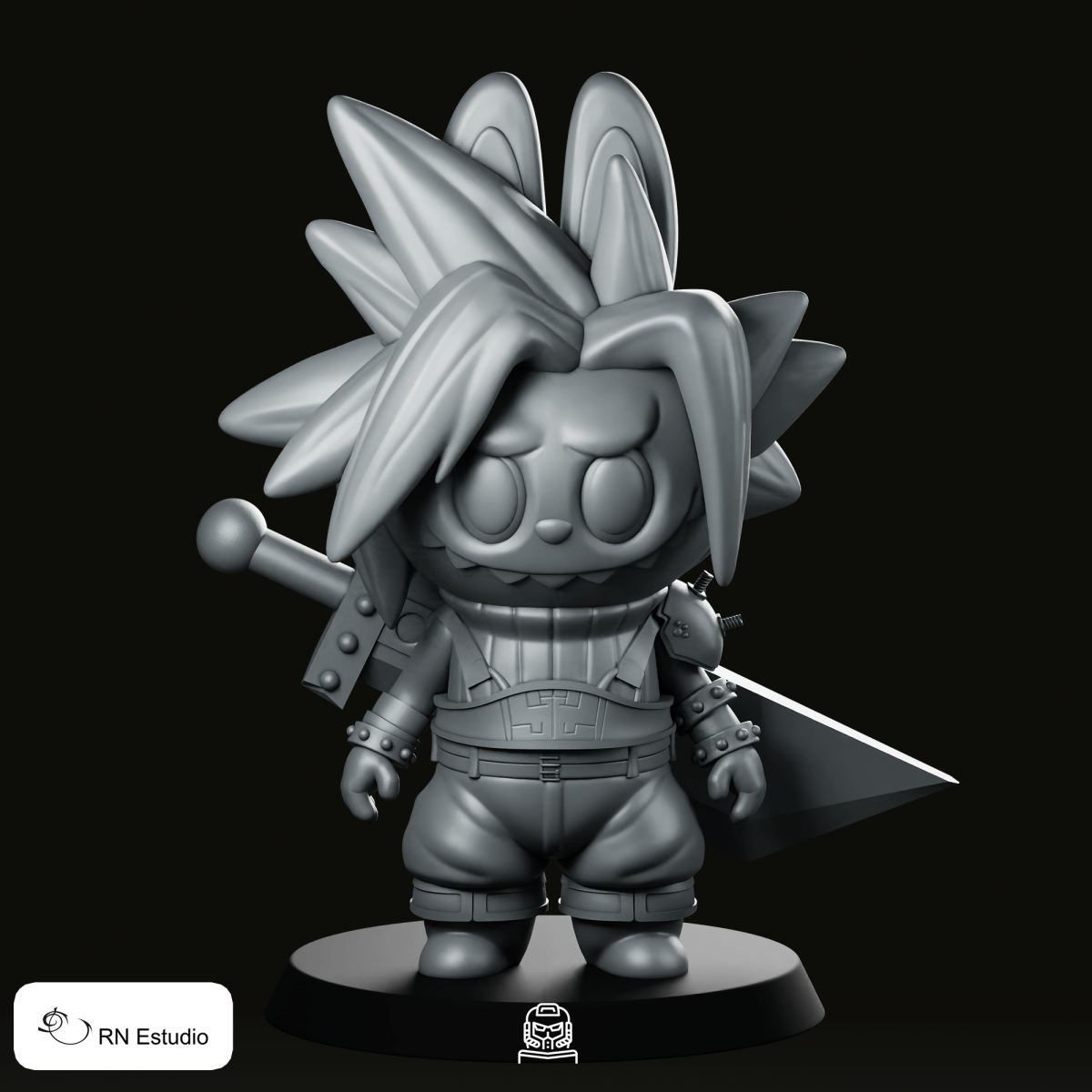 Cloud Labubu X Ff Miniature - RN Estudio - We Print Miniatures