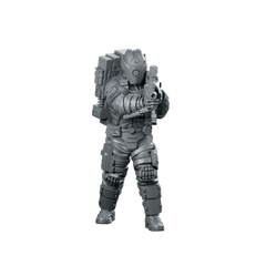 Cobra Alley Viper Trooper 1 Miniature Armored Sci - Fi - Papsikels Miniatures - We Print Miniatures