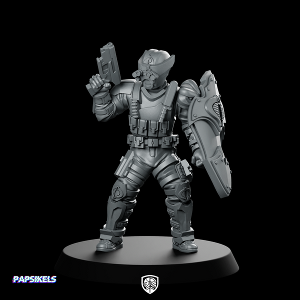 Cobra Alley Viper Trooper 10 Miniature Shield