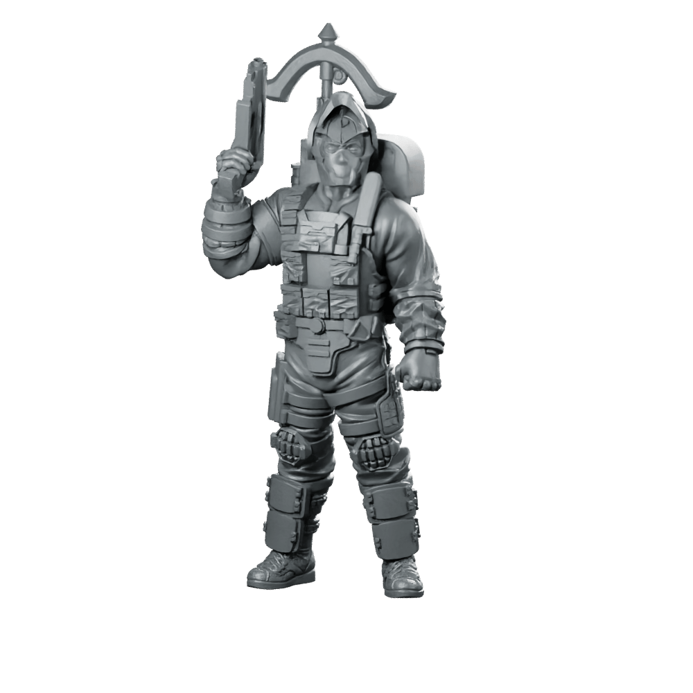 Cobra Alley Viper Trooper 2 Miniatures Sci - Fi Resin - Papsikels Miniatures - We Print Miniatures