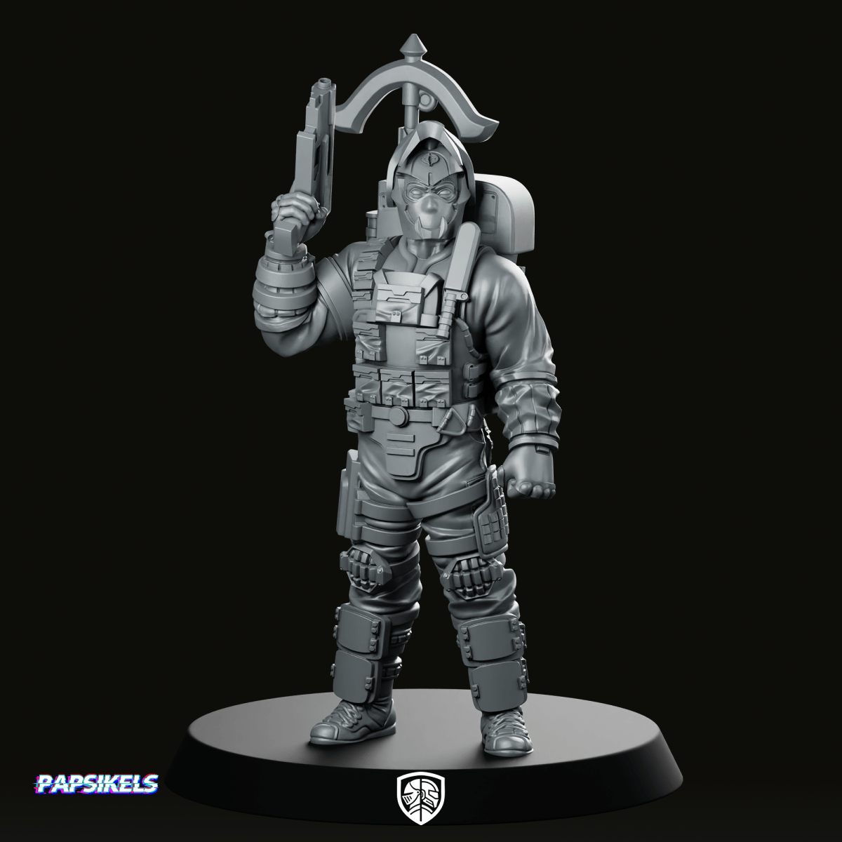 Cobra Alley Viper Trooper 2 Miniatures - Papsikels Miniatures - We Print Miniatures