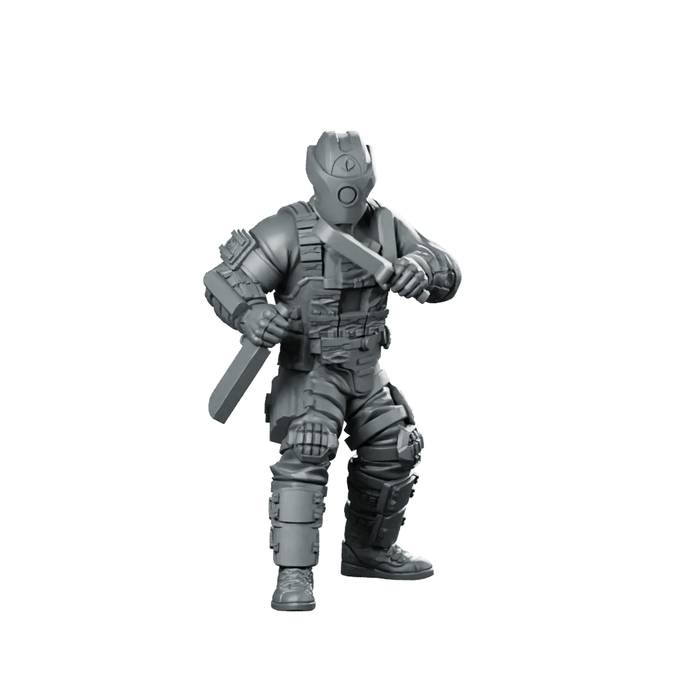 Cobra Alley Viper Trooper 3 Miniatures miniature sci - fi - Papsikels Miniatures - We Print Miniatures